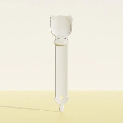 Uplift Treasures Mess Free Cat Treat Squeeze Feeding Spoon white