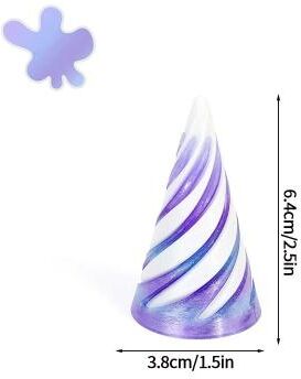 Uplifted Finds Impossible Spiral Pyramid & Bunny Fidget Toy   3D Printed Rotating Kinetic Sculpture For Stress Relief & Desk Decor s12