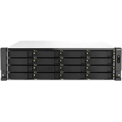 QNAP TS-h2287XU-RP NAS Rack (3U) Intel Xeon E E-2336 32 GB DDR4 0 TB QuTS hero Schwarz, Weiß
