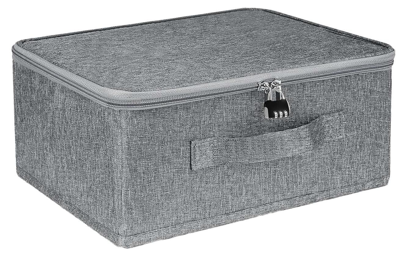 Dripio Inklapbare Opbergbox voor onder het bed, Textiel, Solid