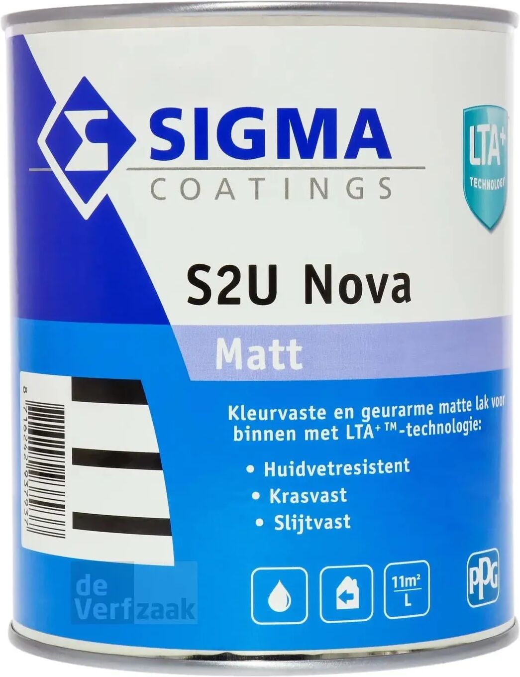 Sigma S2U Nova Matt - 1 Liter - Kleur   8716242789109   Verf   Lakverf Binnen