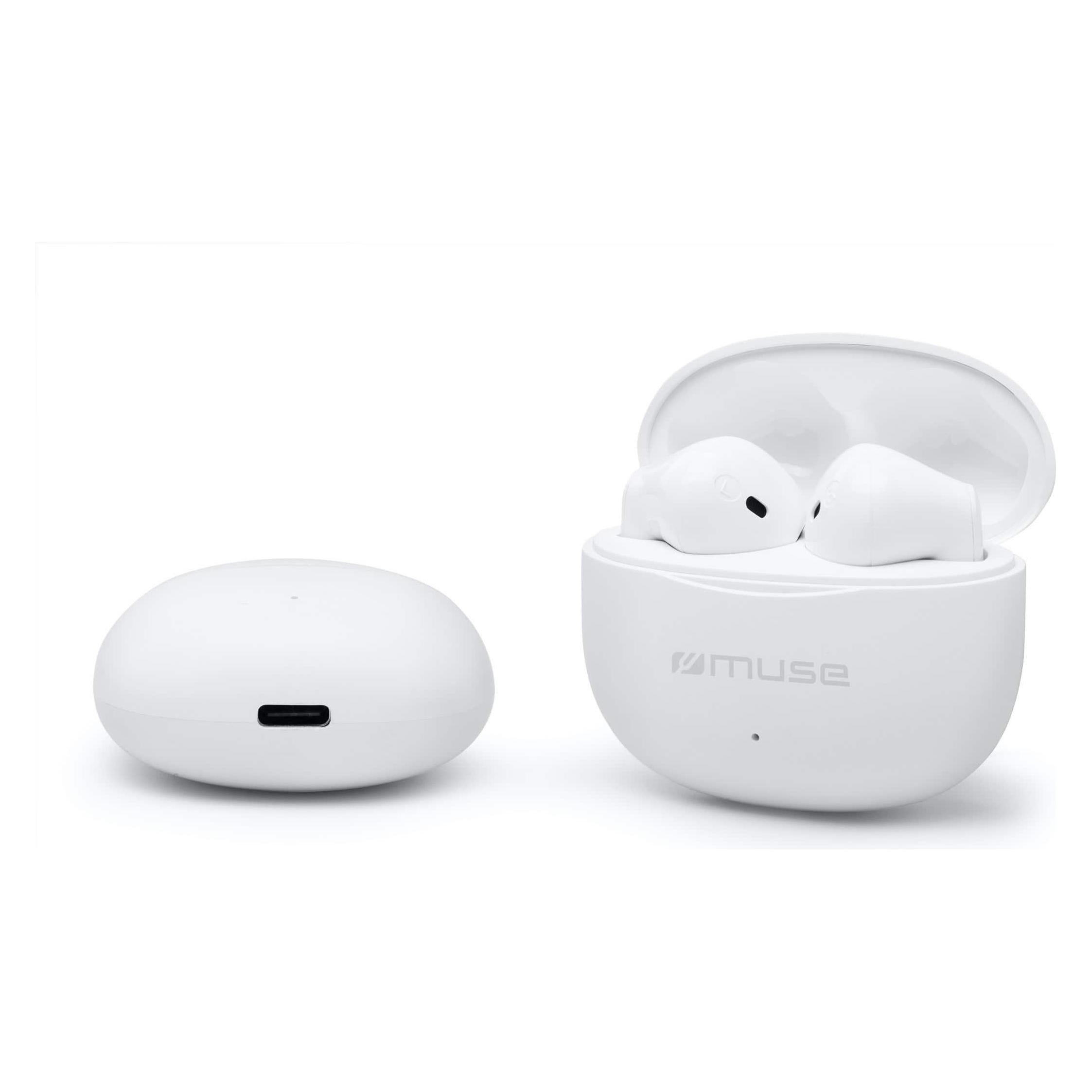 Muse | Earbuds True Wireless | M-270 TWS | Bluetooth | White (4 h, Kabellos) (M-270 TWS)