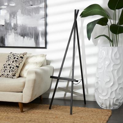 ARCILLA ELEMENTAL Black Metal Tall Adjustable 2 Tier Display Easel