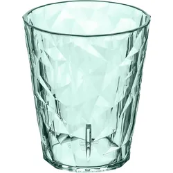Koziol Club Light S Glas aus Kunststoff stapelbar / bruchsicher 250 ml transparent eucalyptus green