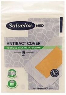 Salvelox Maxi Cover Antibacterial Dressings 5 units