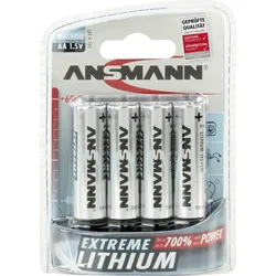 ANSMANN Mignon Extreme Lithium - Batterie 4 x AA-Typ - Li