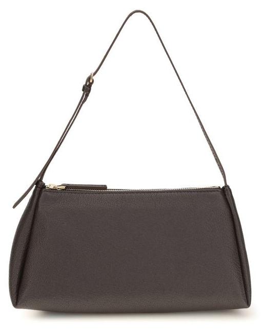 Calvin Klein Aurelis Umhängetasche Kalbsleder braun Zip