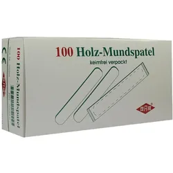 Mundspatel Holz Einzeln verpackt 100 St