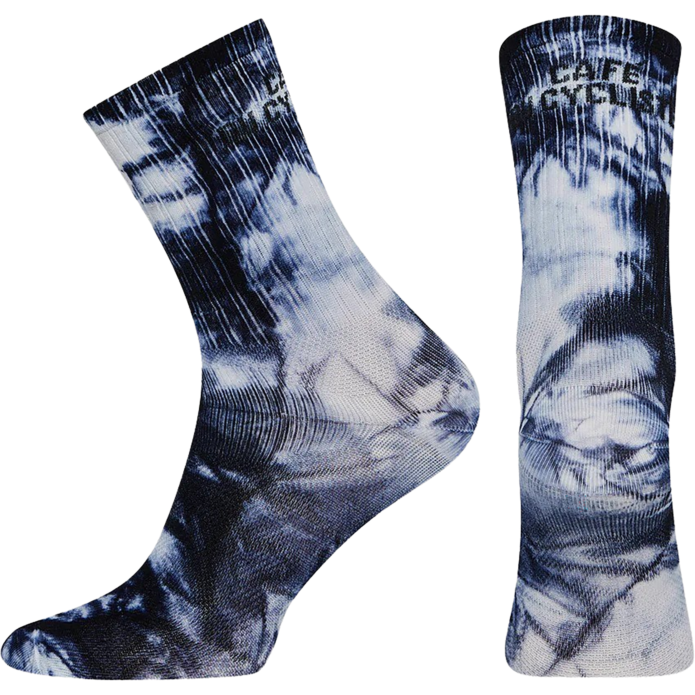 Café Du Cycliste Tie Dye Fahrradsocken blau Größe 43 Rennrad | Gravel Elastisch