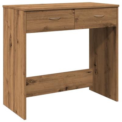 Helloshop26 - Schreibtisch Tisch Arbeitsplatz Computermöbel Arbeitszimmermöbel handgefertigte Eiche 80 x 40 x 75 cm Holzwerkstoff 02_0023560