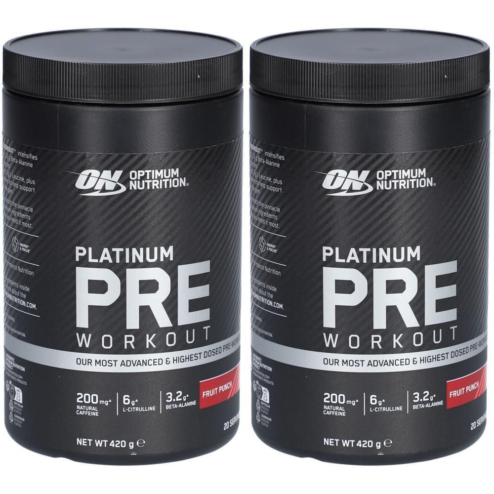 Optimum Nutrition Gold Standard Pre Workout Advanced 420G Fruit Punch 2x 2x420 g