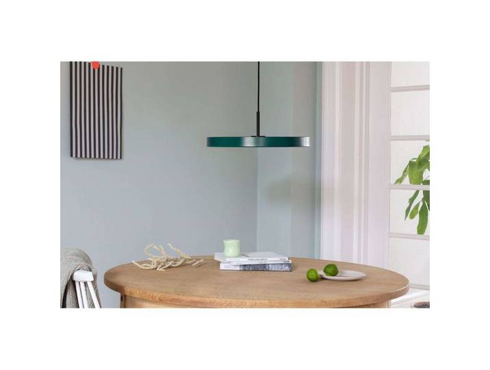 Asteria Suspension Mini Ruby Red/Black Top - UMAGE - Salon / séjour - Métal