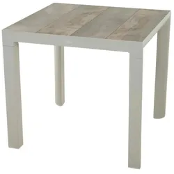 Siena Garden Gartentisch  Silva ¦ creme ¦ Maße (cm): B: 80 H: 74