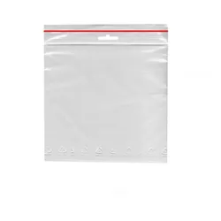 Schnellverschlussbeutel (LDPE) transparent 12 x 12 cm