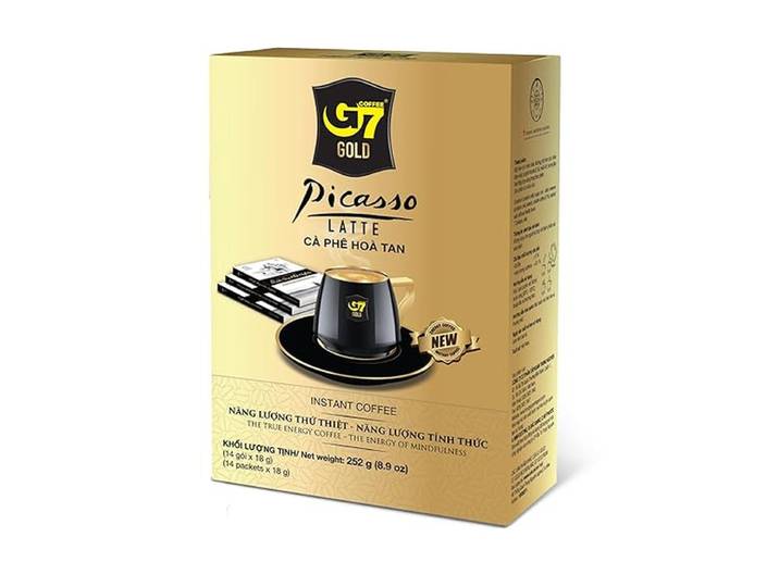 Trung Nguyen Instant Latte-koffie GOLD 252 g