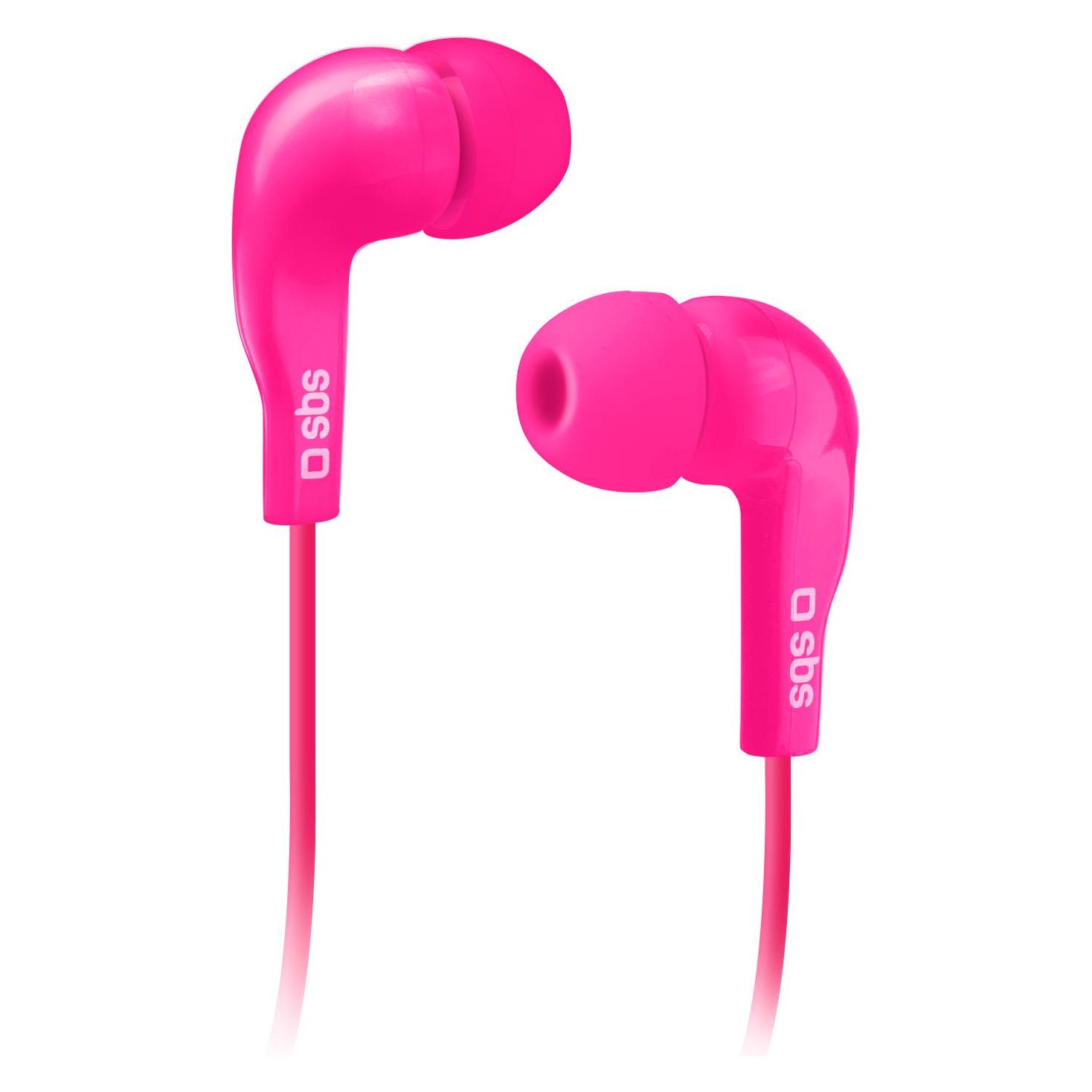 SBS Kopfhörer mit Kabel, Stereo In-Ear Studio Mix 10, 3,5 mm Klinkenstecker mit Mikrofon und Taste zur G (Kabelgebunden) (TEINEARPL)