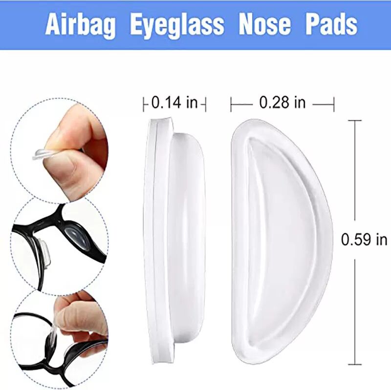 INF Plaquettes de protection nasale pour lunettes