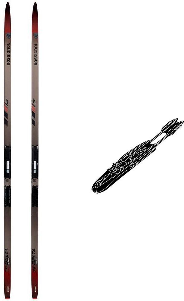 Rossignol  - Pack Ski Nordique Delta Comp Skating - 173 + Tour Step-In - Ski Nordique