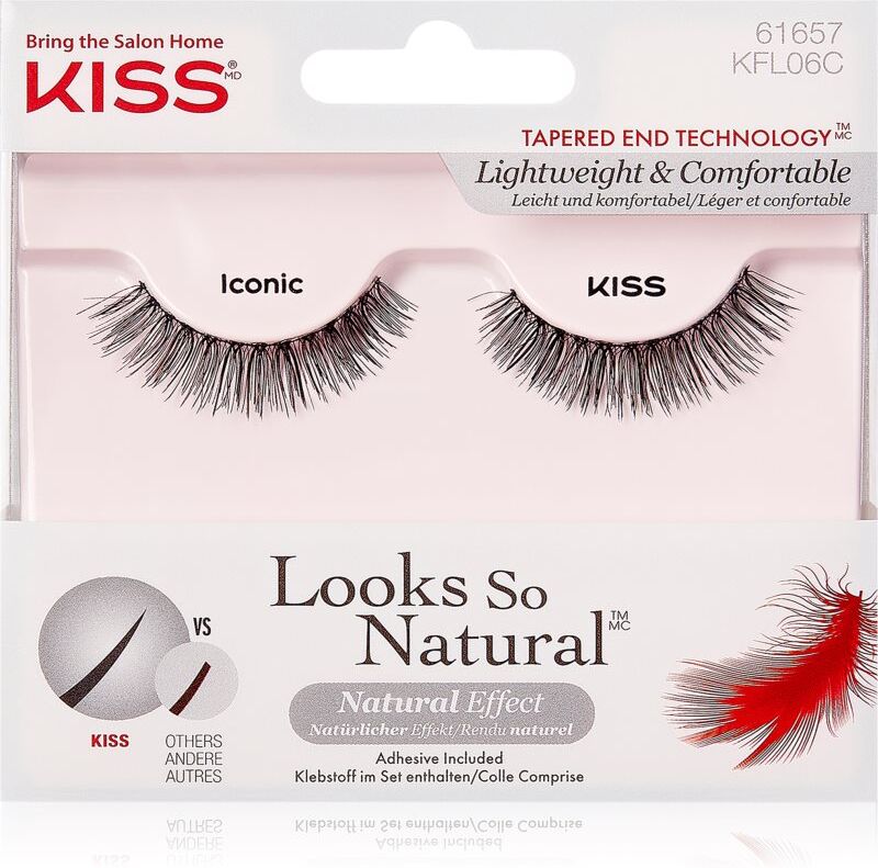 Kiss Look So Natural false eyelashes Iconic 1 pair