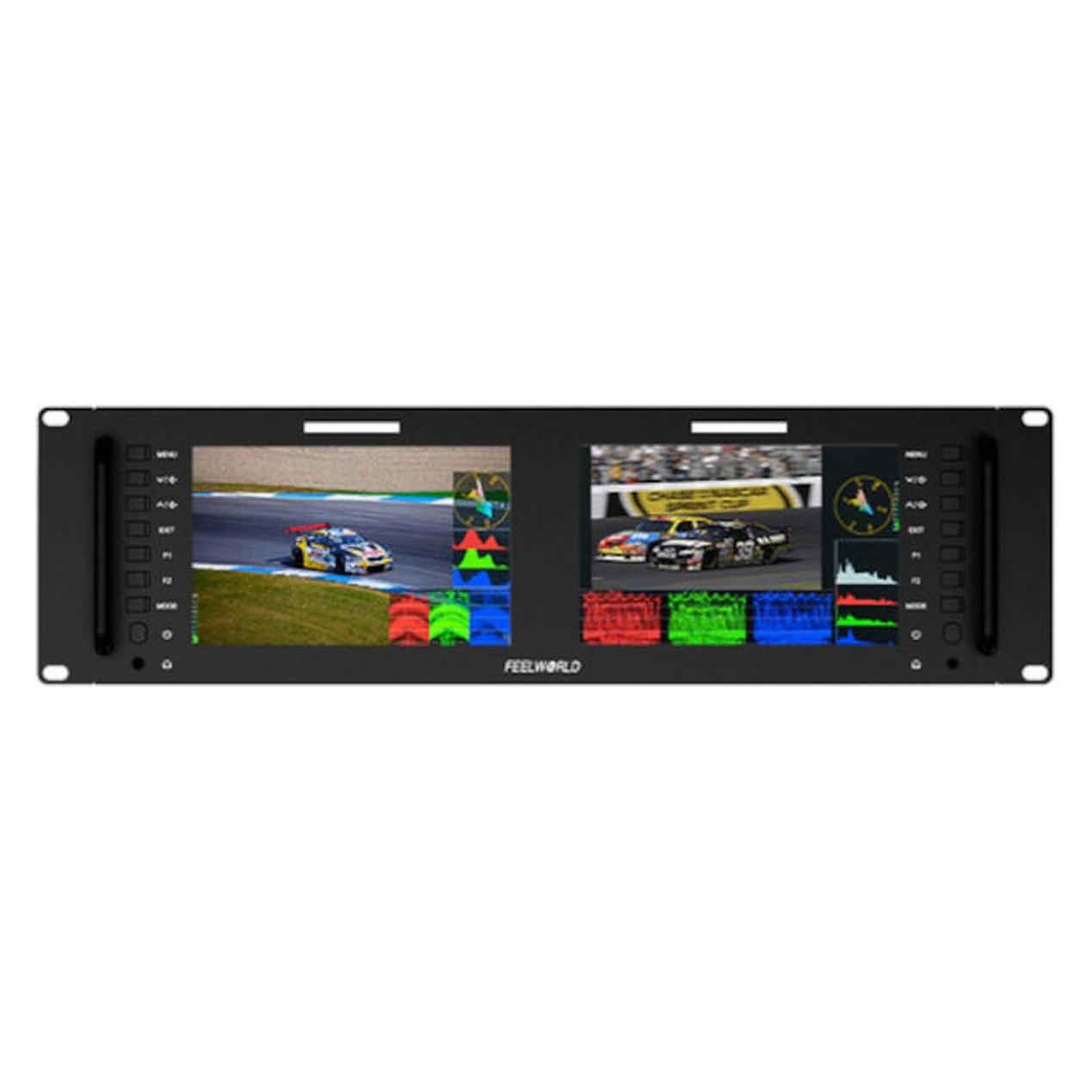 Feelworld D71 PLUS Dual Rack Monitor SDI (7") (D242781)
