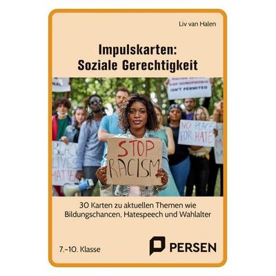 Impulskarten: Soziale Gerechtigkeit, Game von Liv van Halen, Persen Verlag in der AAP Lehrerwelt GmbH, 978-3-403-21399-4
