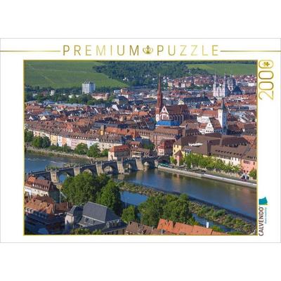 CALVENDO Puzzle Romantisches Würzburg | 2000 Teile Lege-Größe 90x67cm Foto-Puzzle für glückliche Stunden