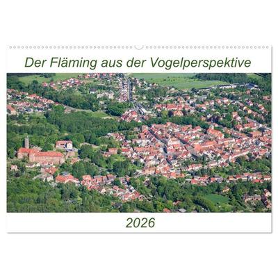 Der Fläming aus der Vogelperspektive (Wandkalender 2026 DIN A2 quer), CALVENDO Monatskalender