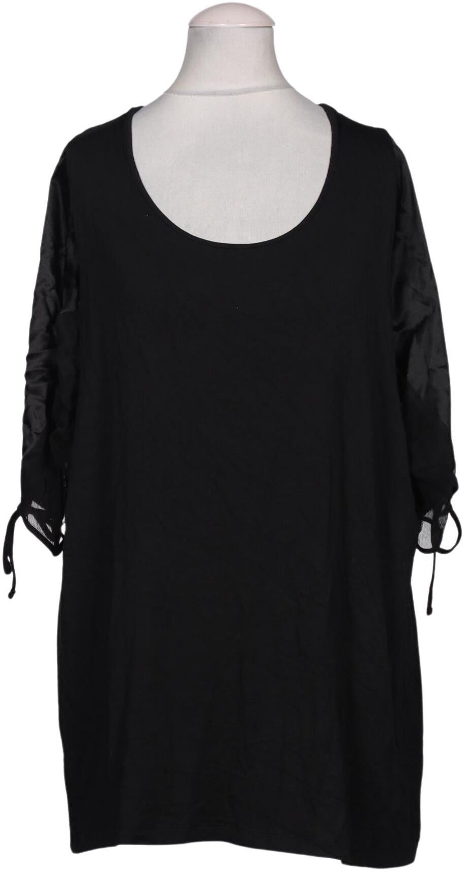 Marina Rinaldi Damen Bluse, Schwarz, Gr. S, Viskose / Elasthan / Seide - Second Hand