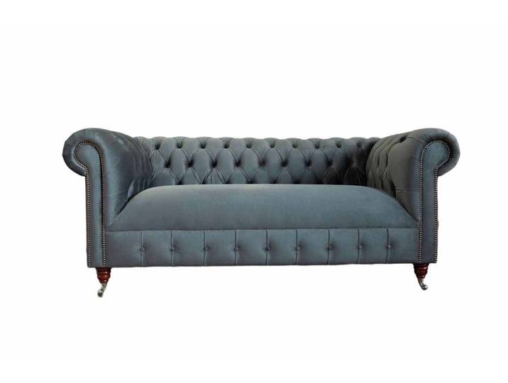 Xlmoebel Chesterfield-Sofa Luxuriöses 3-Sitzer Textil Sofa für Ihre Lounge Einrichtung, Sofa 1 Teile, Made in Europa