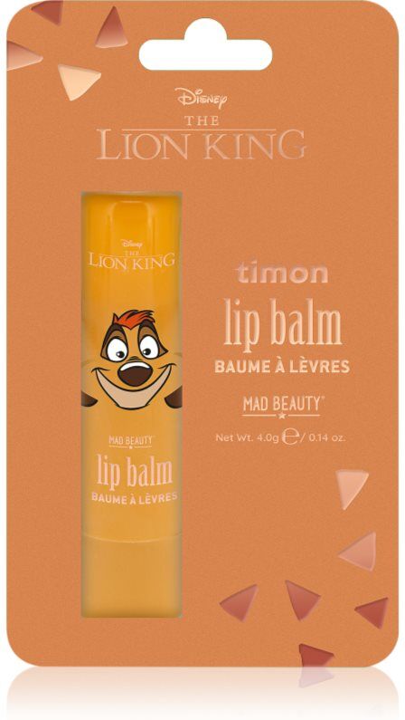 Mad Beauty Lion King Timon Moisturizing Lip Balm 4 g