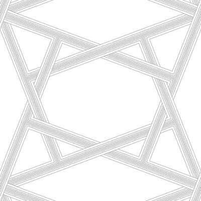 NextWall Crossroads Geo Peel and Stick Wallpaper