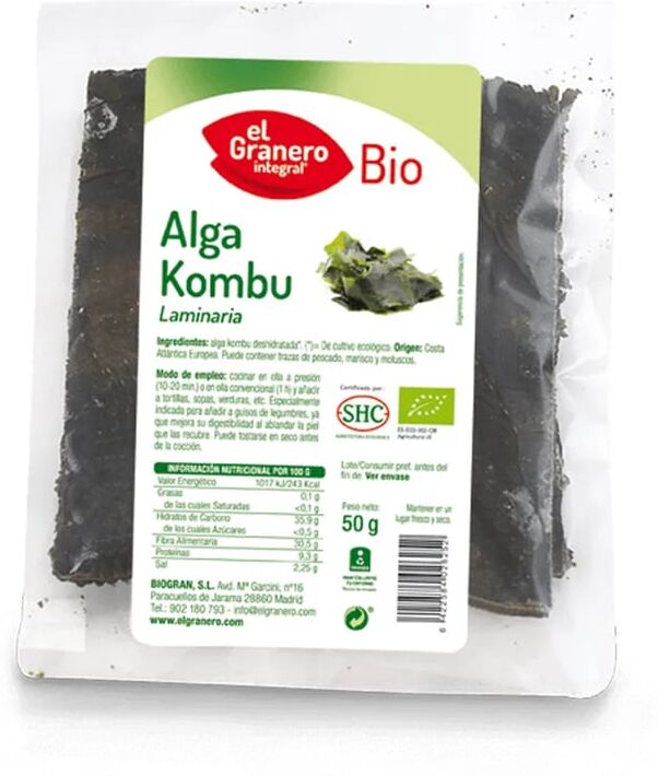 El Granero Integral Alga Kombu Bio 50g
