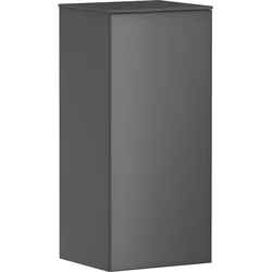 hansgrohe Xevolos E Halbhochschrank, Türanschlag rechts, 400x360x890mm, 54217770, Farbe: Korpus Schiefergrau Matt, Front Schiefergrau Metallic