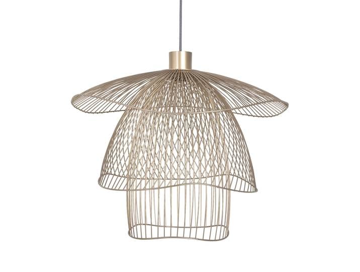 FORESTIER lampe à suspension PAPILLON SMALL (Champagne - Métal)