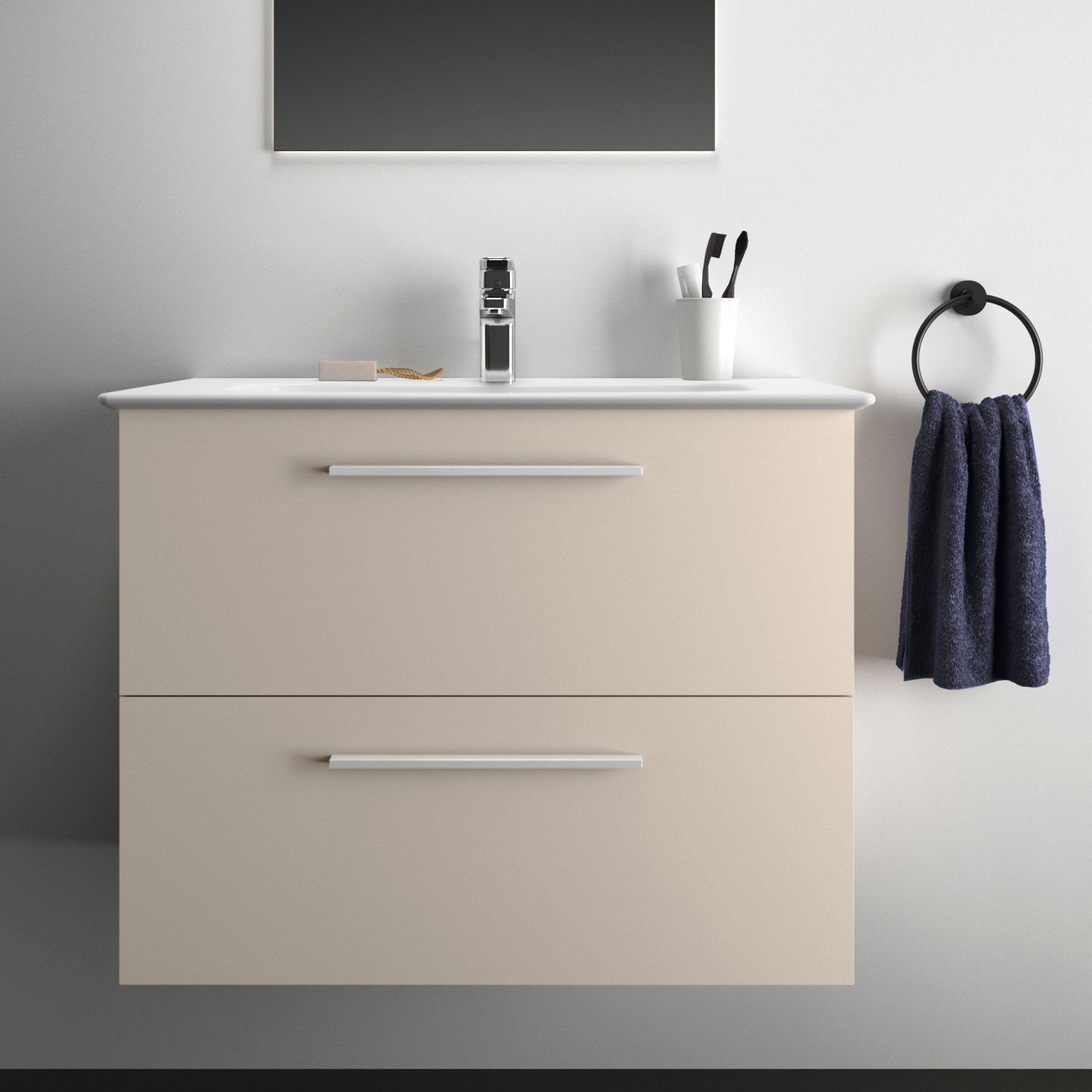 Poignée i.life Ideal Standard T5326YE 36cm, chrome brossé