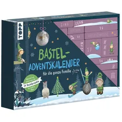 Topp Familien-Bastel-Adventskalender 24 Bastelprojekte mit Material