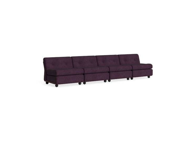 HAY Module de canapé Amanta Burgundy red-turf burgundy, 4-places