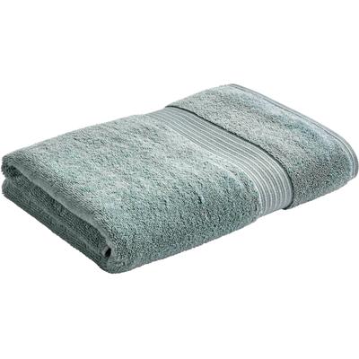 Duschtücher CHRISTY "SUPREME", blau (mineral blau), B:75cm L:137cm, Walkfrottier, Obermaterial: 100% Baumwolle, Handtücher, Premium-Duschtücher in Luxusqualität, 650g/m², 75x137cm, 2er Set