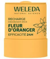 Weleda Déodorant Stick Recharge Fleur d'Oranger 24H 50 g - Stick 50 g
