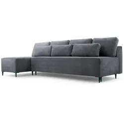 ECKSOFA Maroko onega 7 Grau 251cm/95cm/140cm