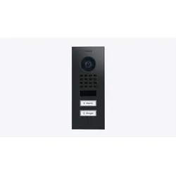 DoorBird D1102V Unterputz IP Video Türsprechanlage Graphitschwarz Polar Raven