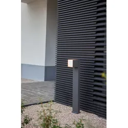 Lutec 7193802118 LED Außenstehleuchte Cuba 1x12W | 3000K | IP54 - Drehkopf