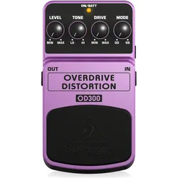 Behringer OD300 (Gitarre), Effektpedal, Schwarz, Violett
