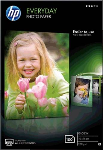 HP Everyday Photo Paper CR757A Fotopapier 10 x 15cm 200 g/m² 100 Blatt Glänzend