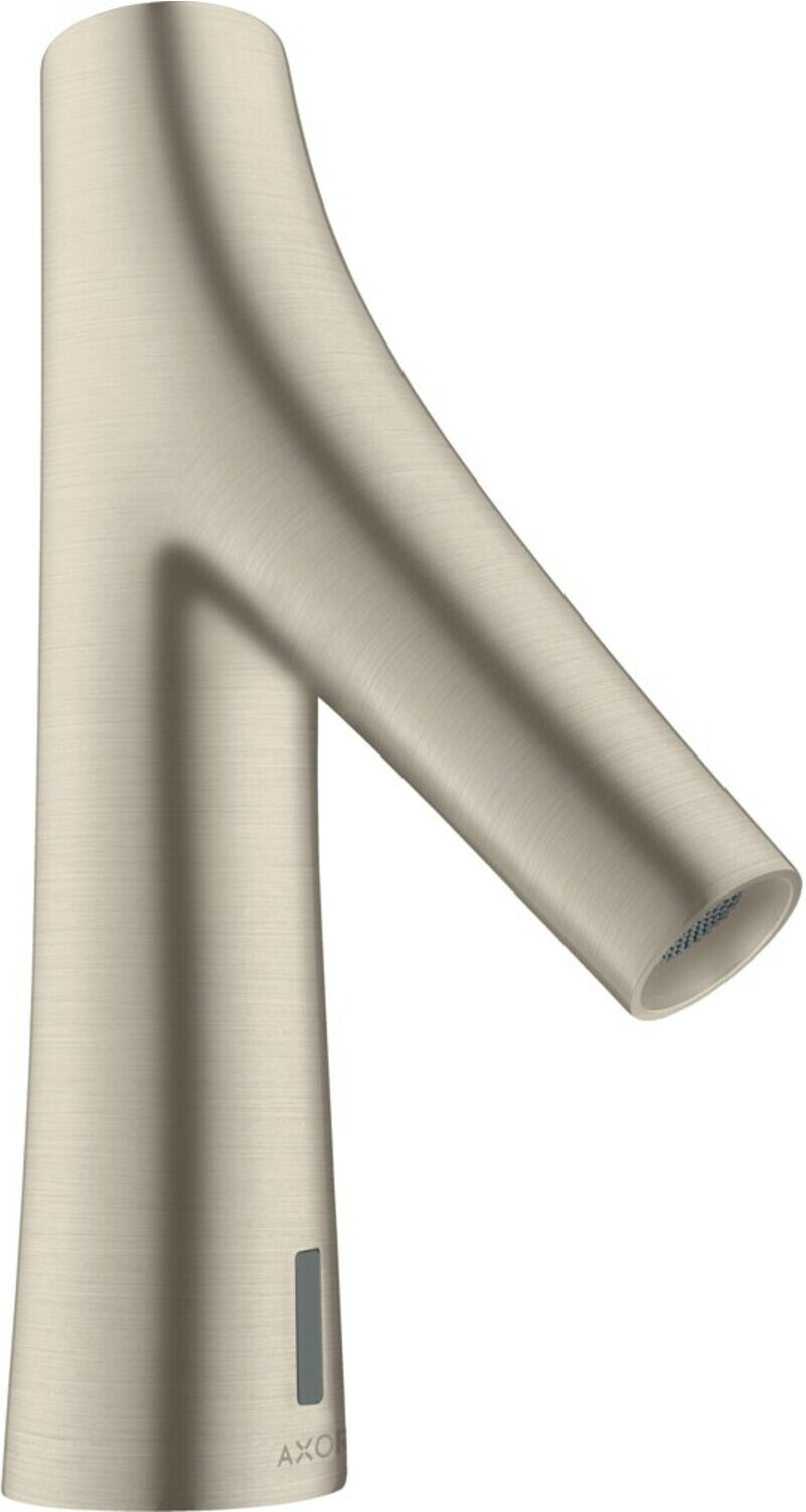 Hansgrohe Elektronischer Waschtischmischer Axor Starck Organic m Temp-Voreinst, Batt, brush. ni. (12172820)
