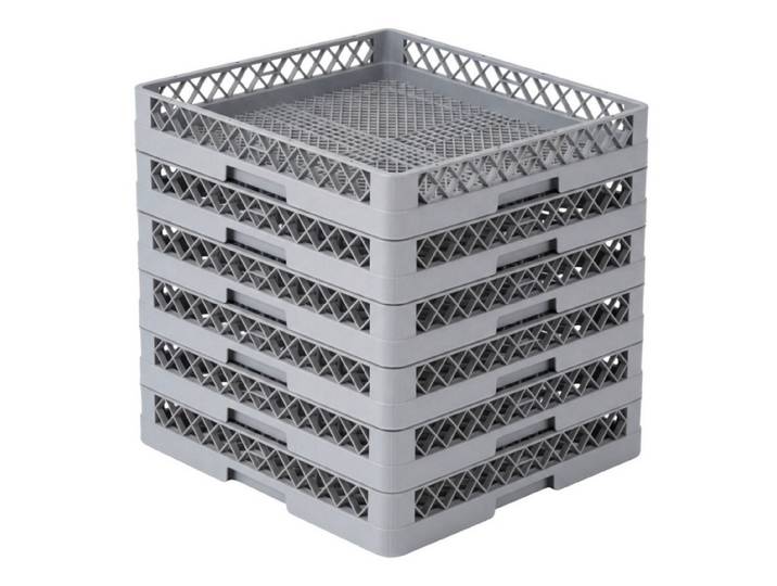 Morleos Geschirrspüleinsatz Gastro Besteckspülkorb 6er Set 50x50 cm Profi Spülmaschinen, Zubehör für Gastrospülmaschinen, Gastro Spülkorb kompatibel zu Winterhalter, MEIKO, Hobart Maschinen