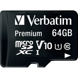 Verbatim Speicherkarte micro SDXC Card 64GB