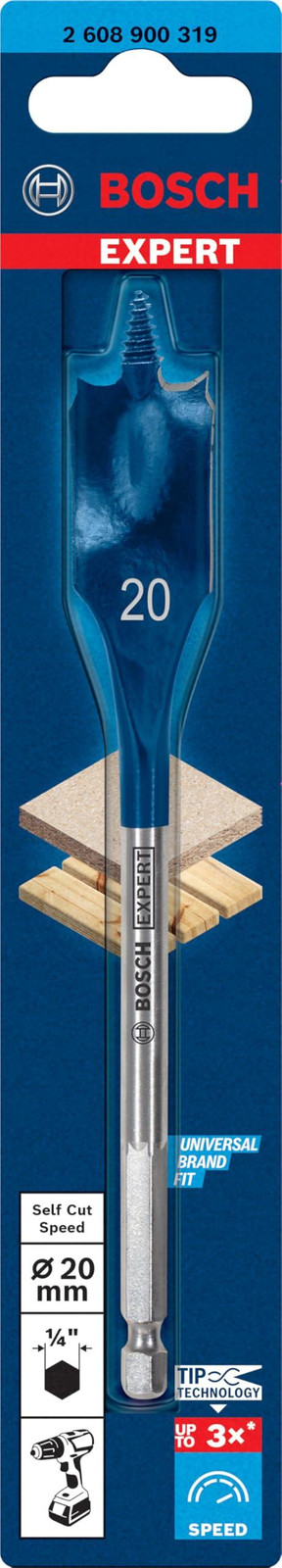 Bosch Zubehör EXPERT zelfaanzuigende vlakfreesbit 20x152 mm