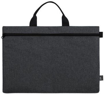 Sacoche personnalisé Divaz noir polyester recyclé