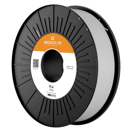 Bedrock 3D PLA-0023b075 PLA Grey 2.85 mm 750 g Filament PLA 2.85 mm 750 g Grau (PLA, 750 g) (PLA-0023b075)